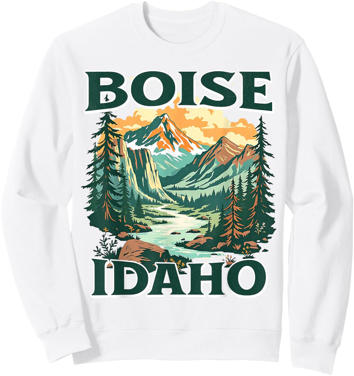 Boise Sweatshirt - Sweatshirt | White