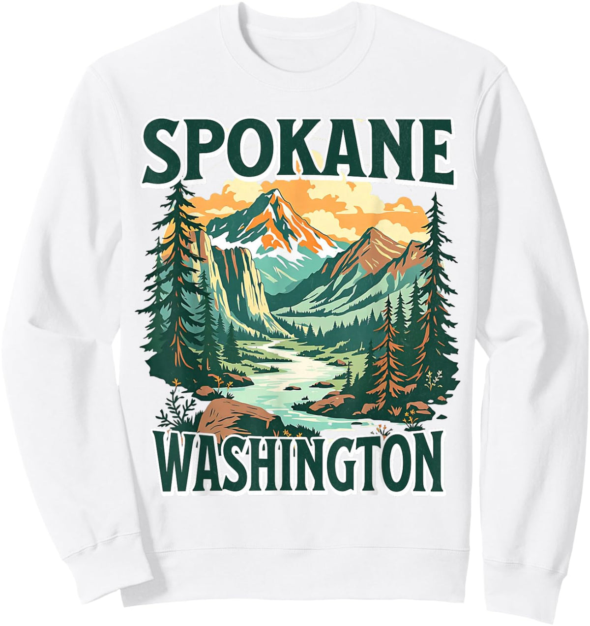 Spokane Sweatshirt - Sweatshirt | White