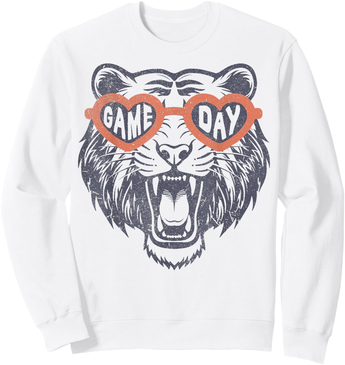 Game Day Tiger Sweatshirt - Sweatshirt | White