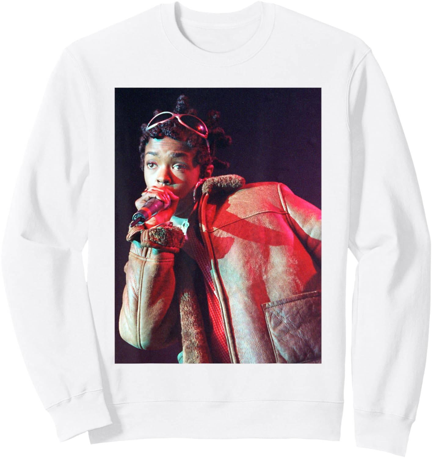 Fugees Lauryn Hill Killing Me Softly Era 1996 Sweatshirt - Sweatshirt | White