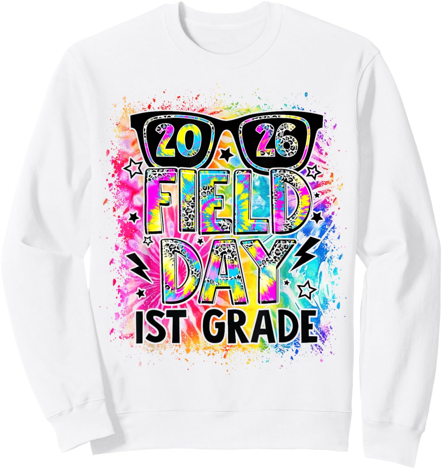 Field Day 2026 1st Grade Field Day Fun Day Teacher Kids Sweatshirt - Sweatshirt | White
