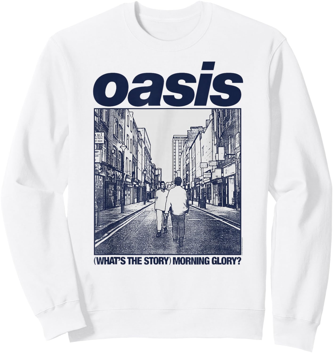 Oasis Amazon Exclusive WTSMG in Grey Sweatshirt - Sweatshirt | White