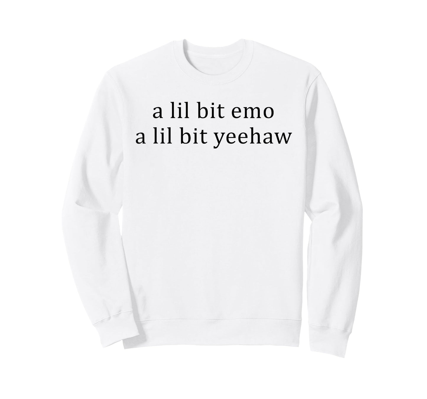 A Lil Bit Emo A Lil Bit Yeehaw Funny Saying Quote Men Women T-Shirt
