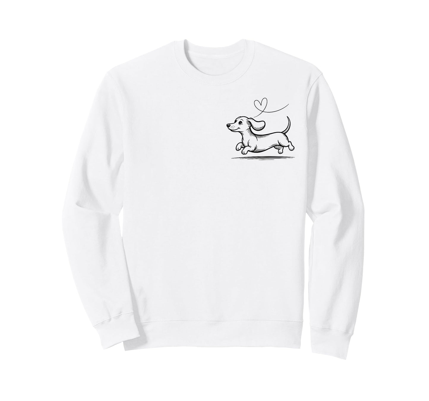 Dachshund Sketch Art Dog Wiener Dog Lover T-Shirt
