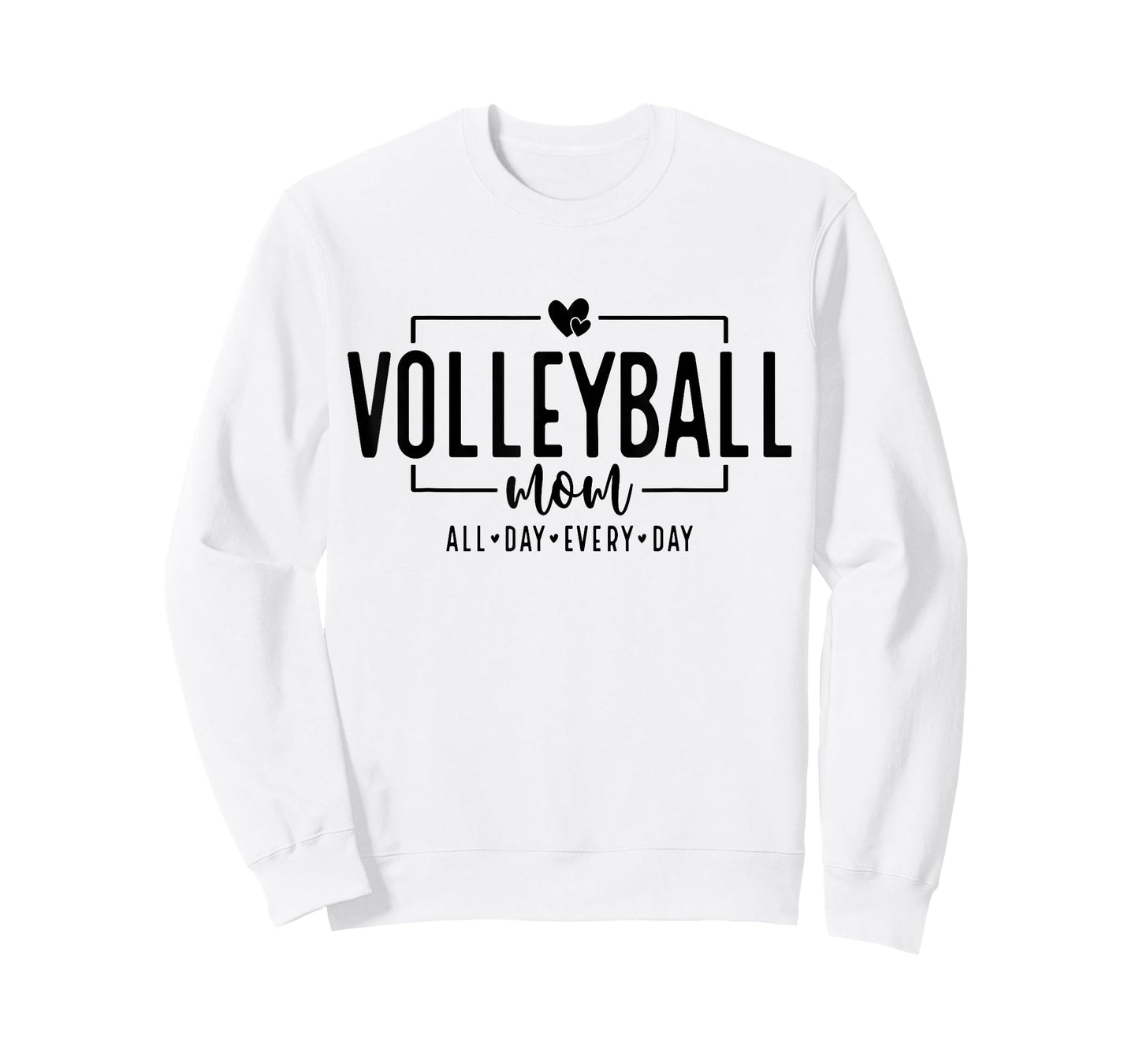 Volleyball Mom Cute Elegant Sports Graphic Mother Volleyball T-Shirt