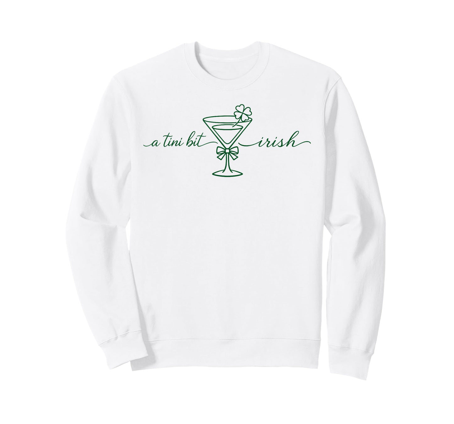 St. Patrick's Martini Irish Baby A Tini Bit Irish Lucky Girl T-Shirt