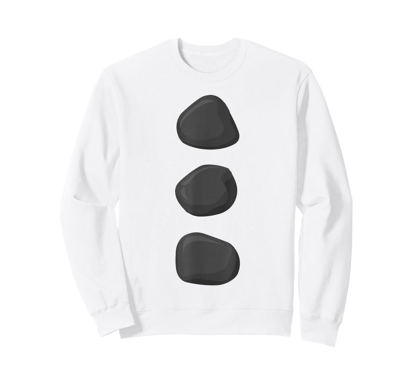 Christmas Snowman Three Black Buttons Xmas Costume T-Shirt