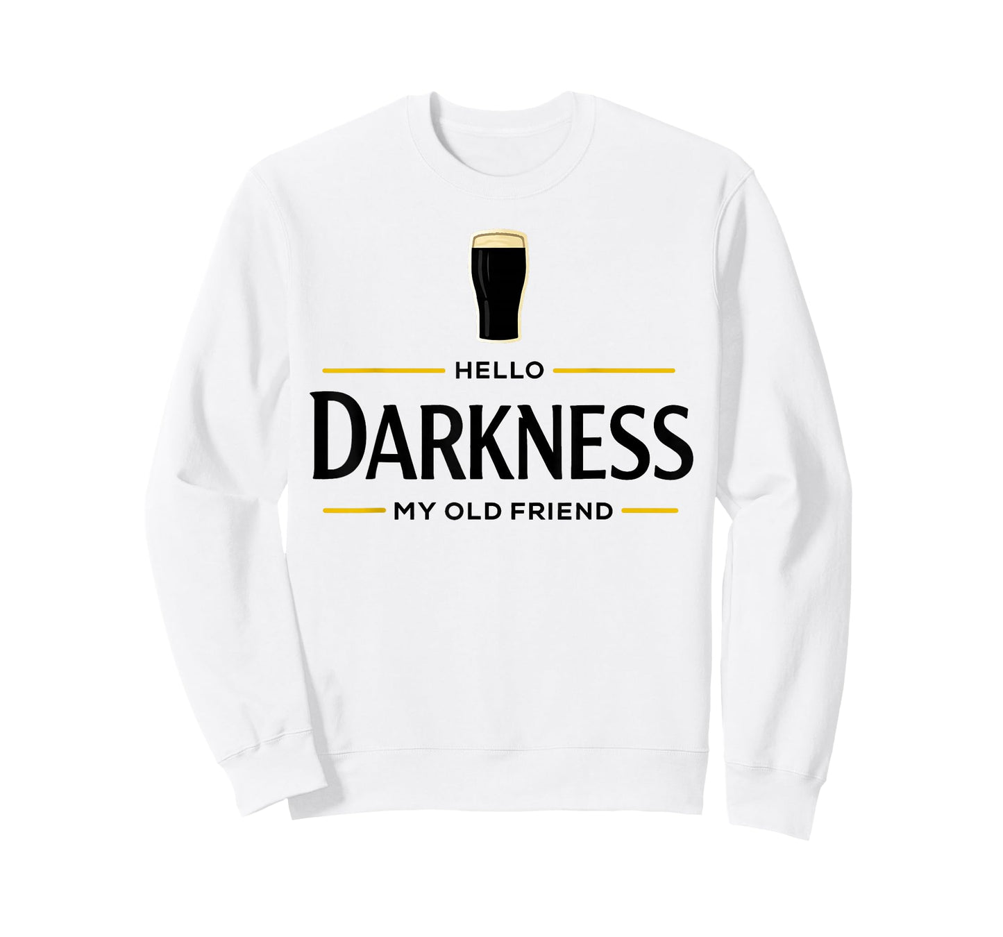 Hello Darkness My Old Friend Irish Beer St. Patrick's Day T-Shirt
