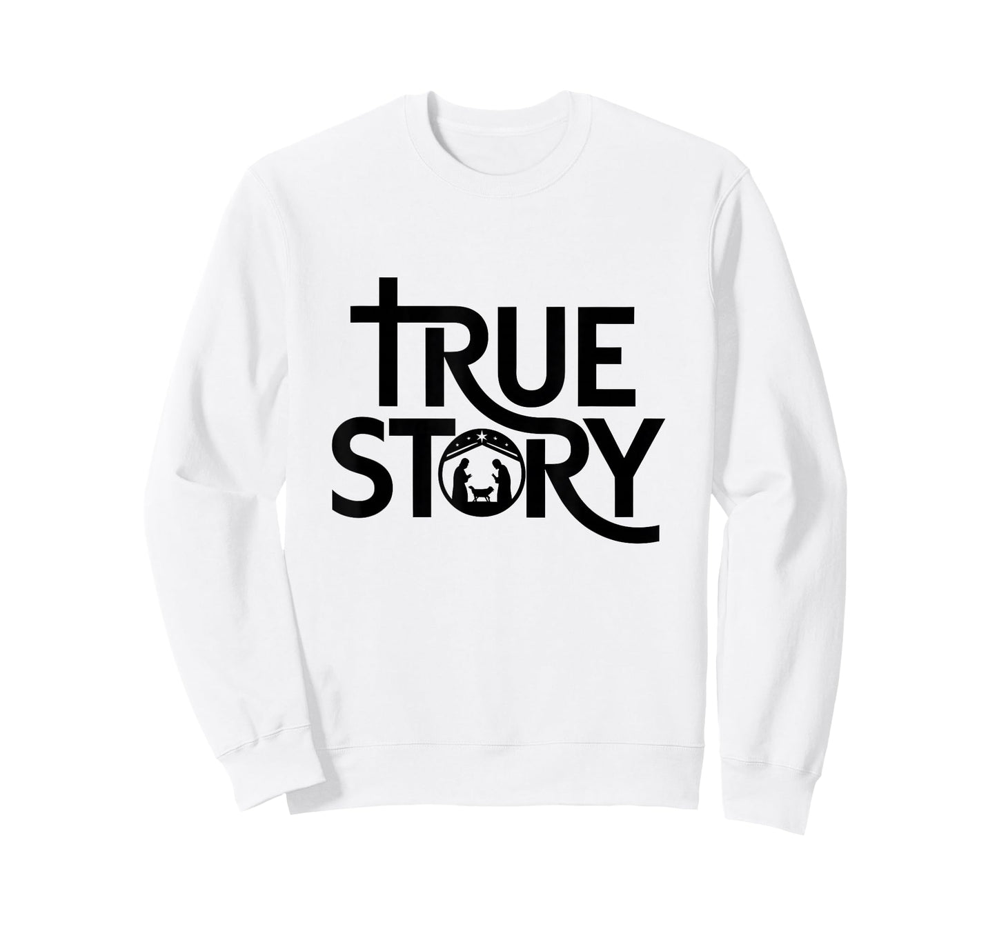 True Story Nativity Scene John 3:16 Christian Christmas T-Shirt