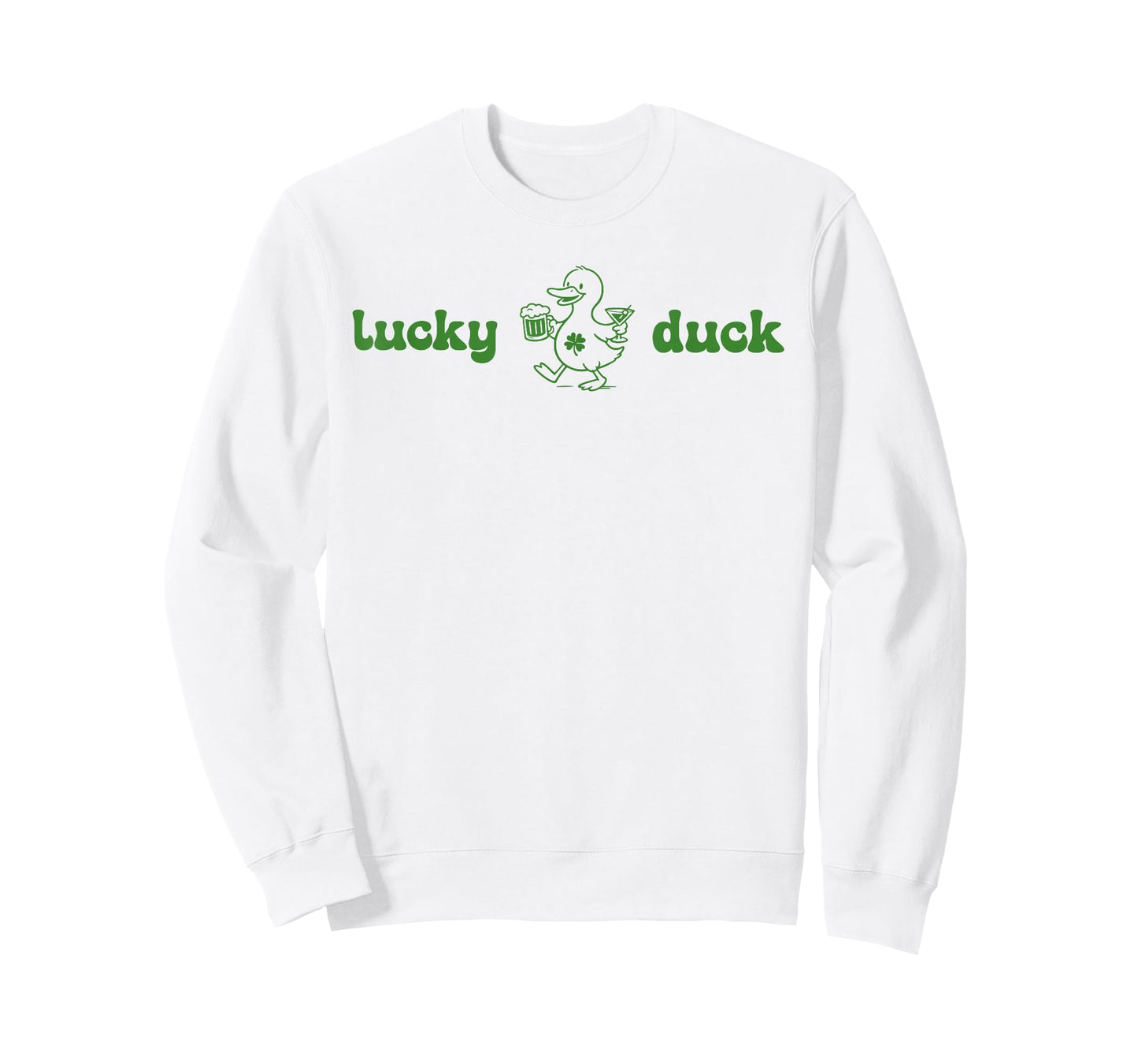 Funny Lucky Duck St Patricks Day Irish Baby T-Shirt
