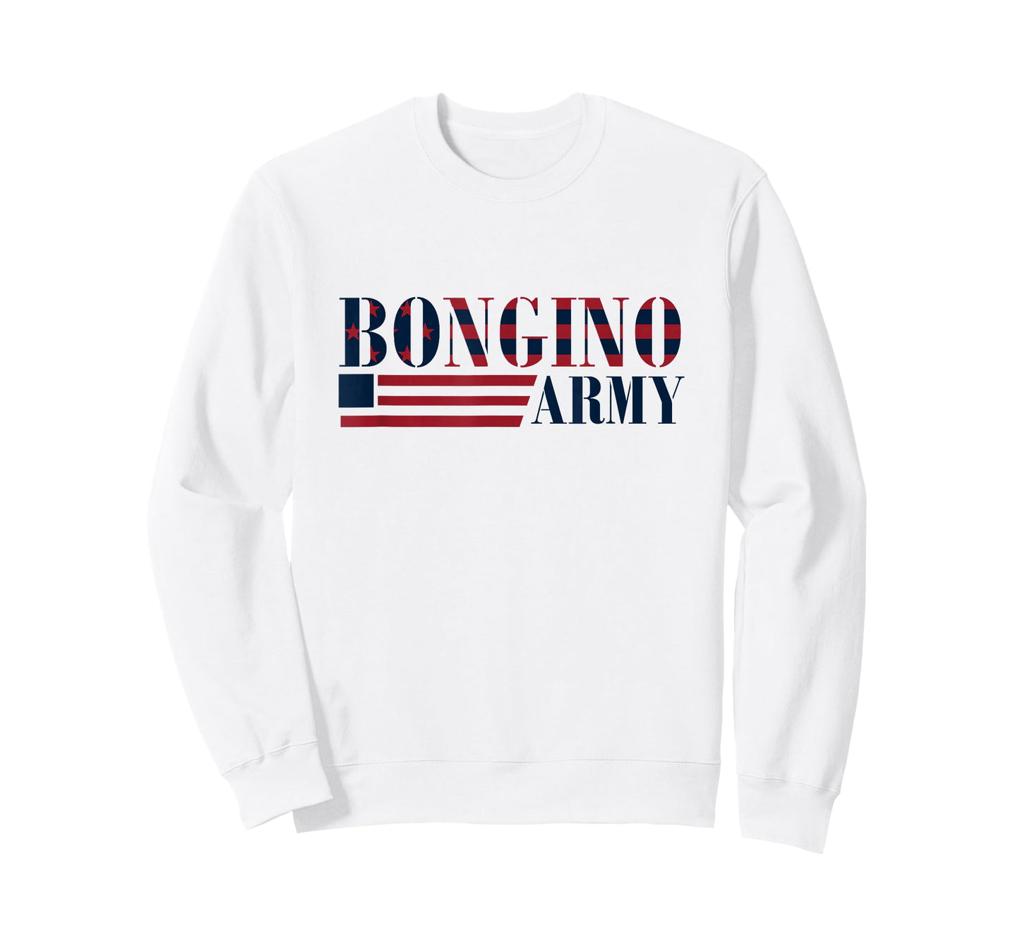 Bongino Army Graphic Tee Front Print T-Shirt