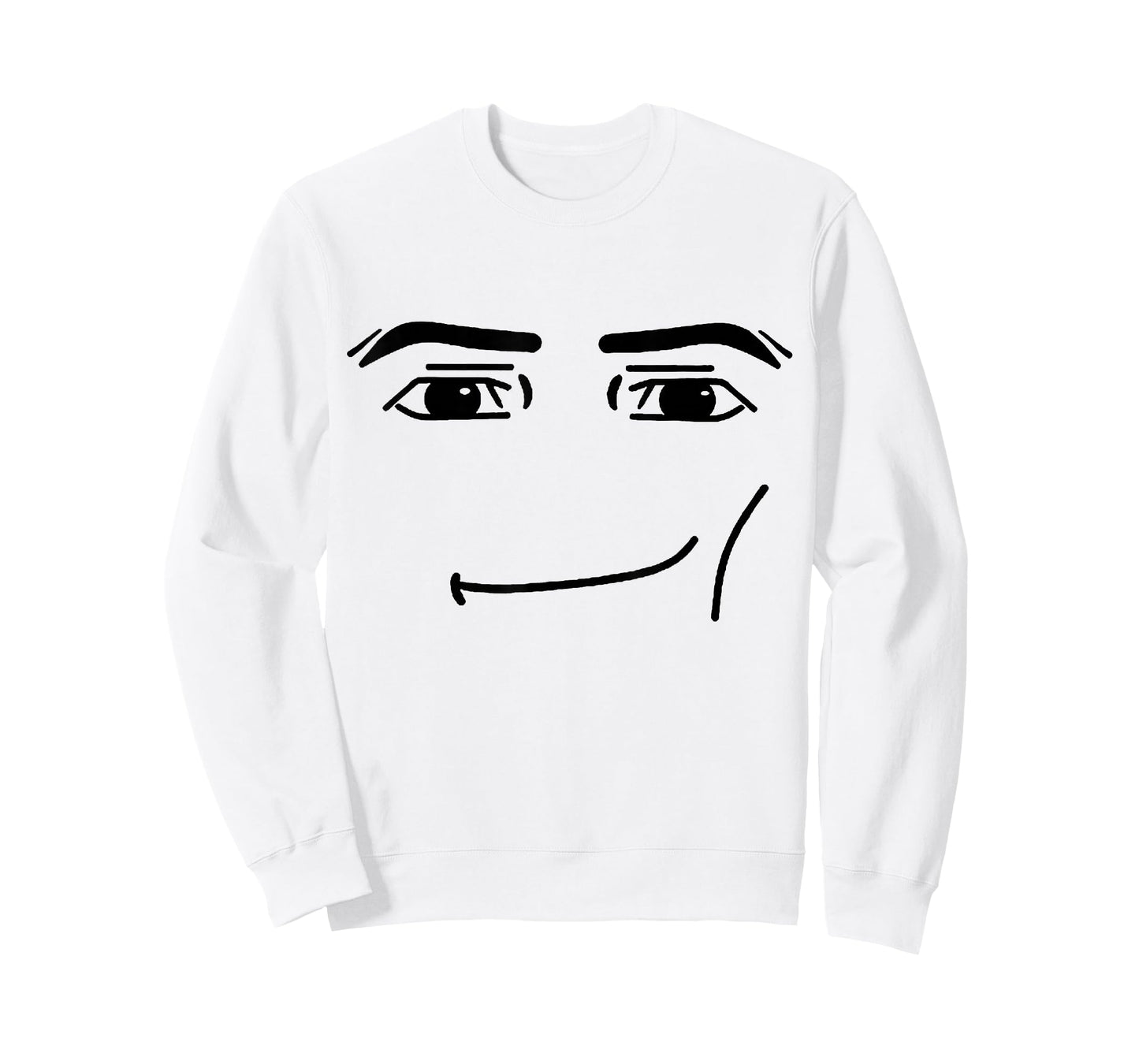 Smirk Face Meme Raised Eyebrow Minimal Line Art T-Shirt