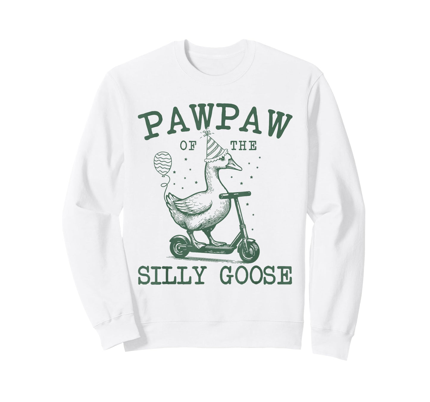 Pawpaw of The Silly Goose First Birthday Family Matching T-Shirt