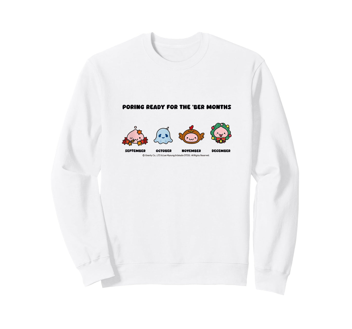 [2025 Christmas] Poring Ready for The ‘BER Months T-Shirt