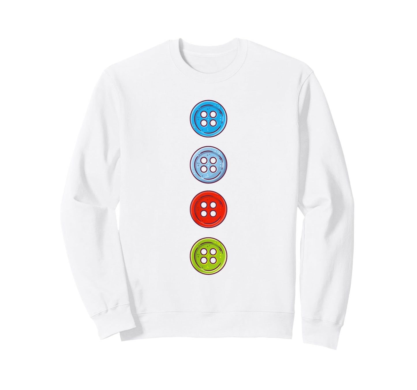 Four Groovy Buttons Blue Cat Funny Halloween Costume Kids T-Shirt