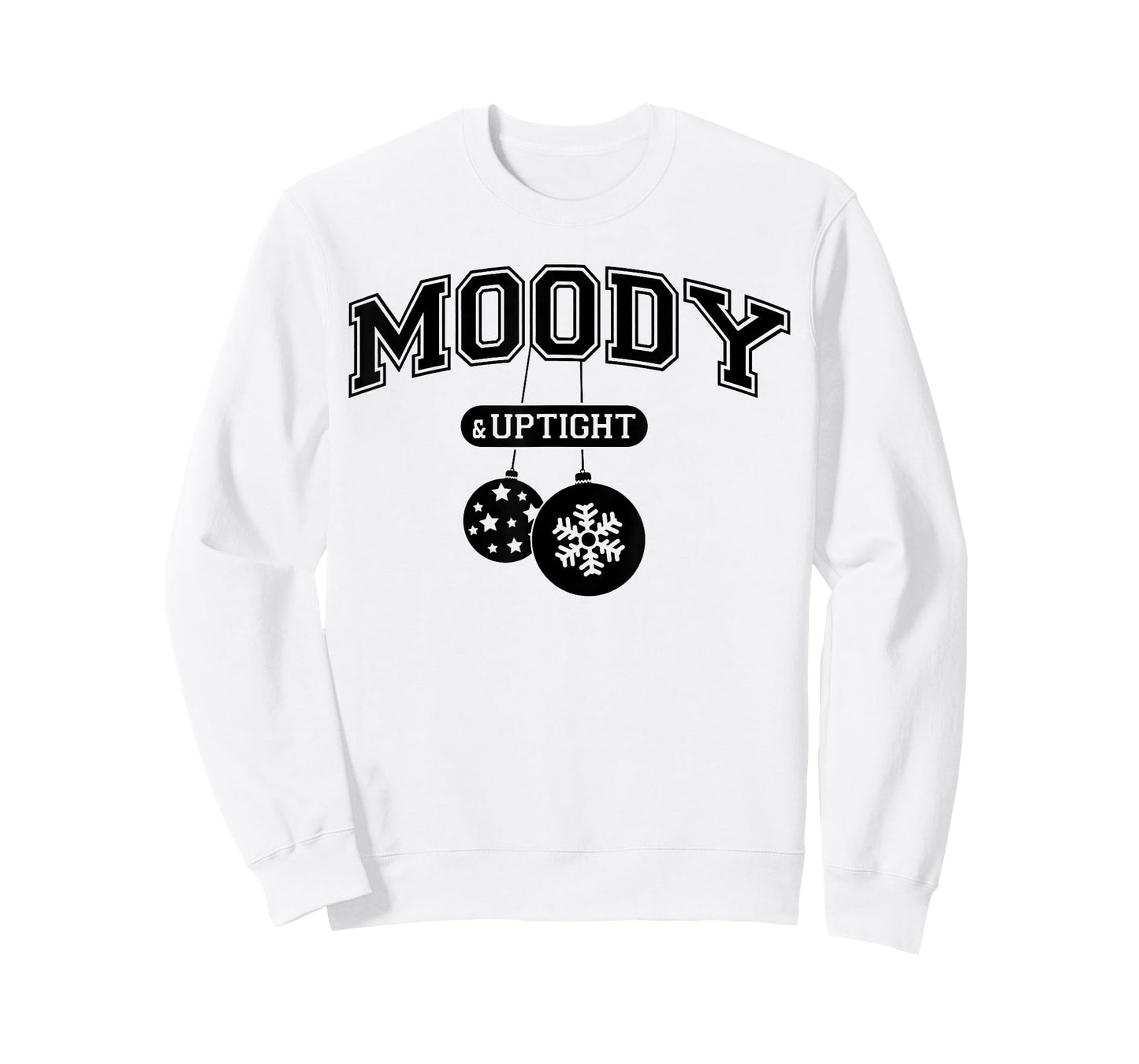 Moody and Uptight Merry and Xmas Bright Matching Couple T-Shirt
