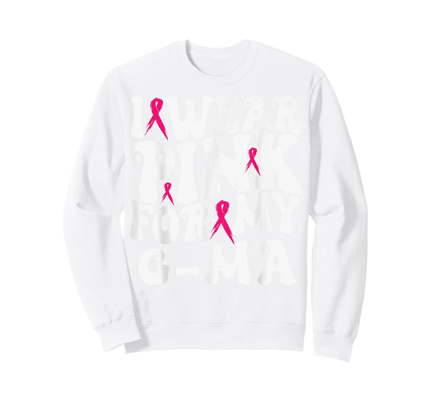 I Wear Pink for My G-ma Breast Cancer Awareness Kids T-Shirt