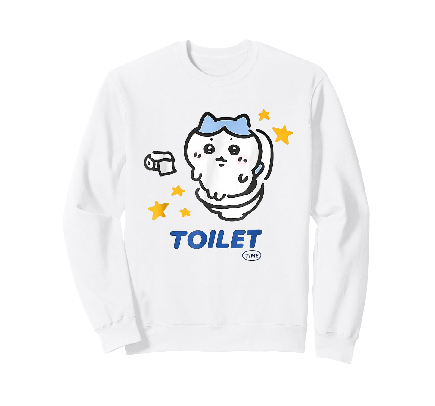 Toilet Time Chikawa Meme Funny Tee T-Shirt
