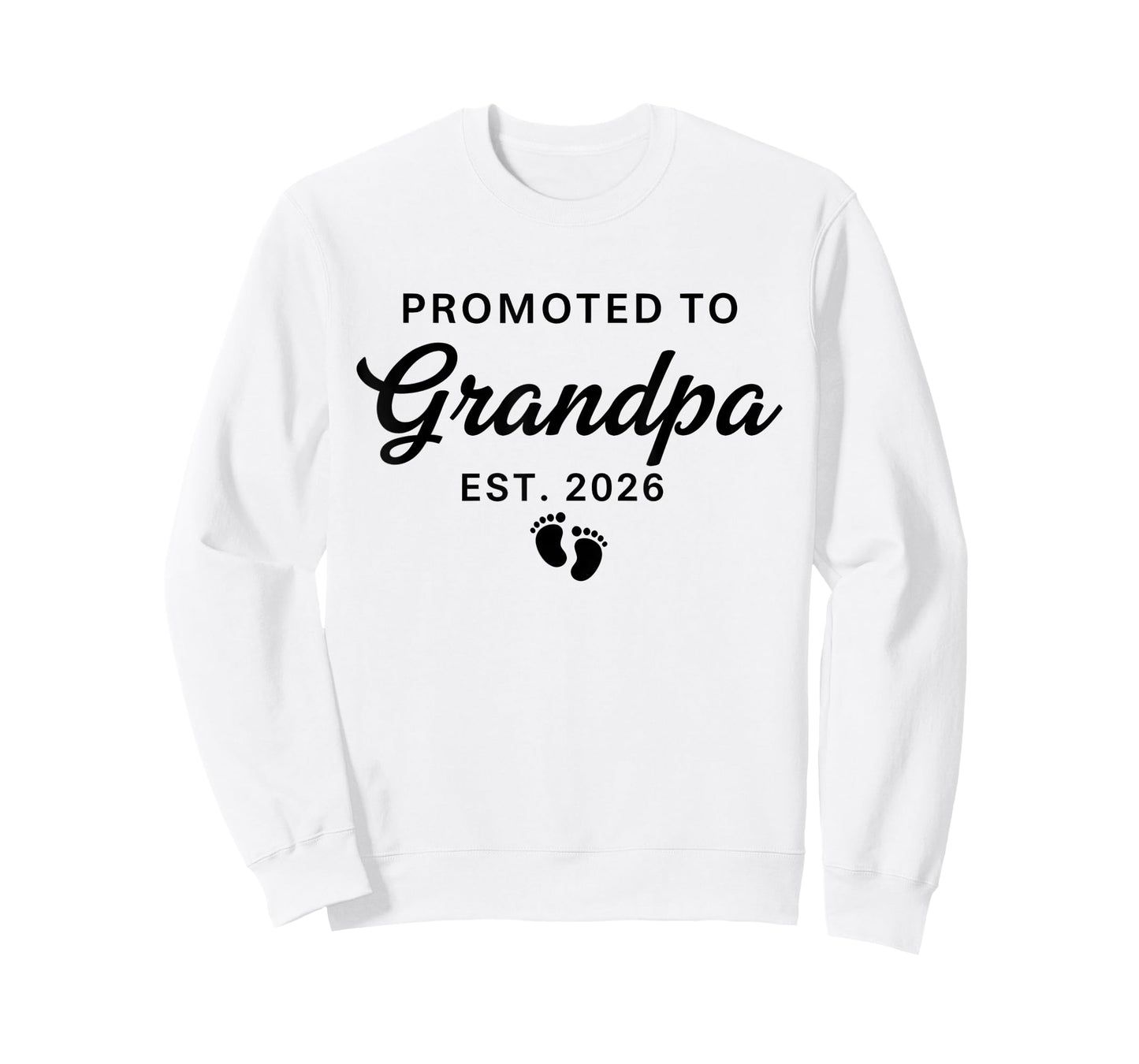 Pregnancy Announcement New Grandpa Promoted to Grandpa 2026 T-Shirt
