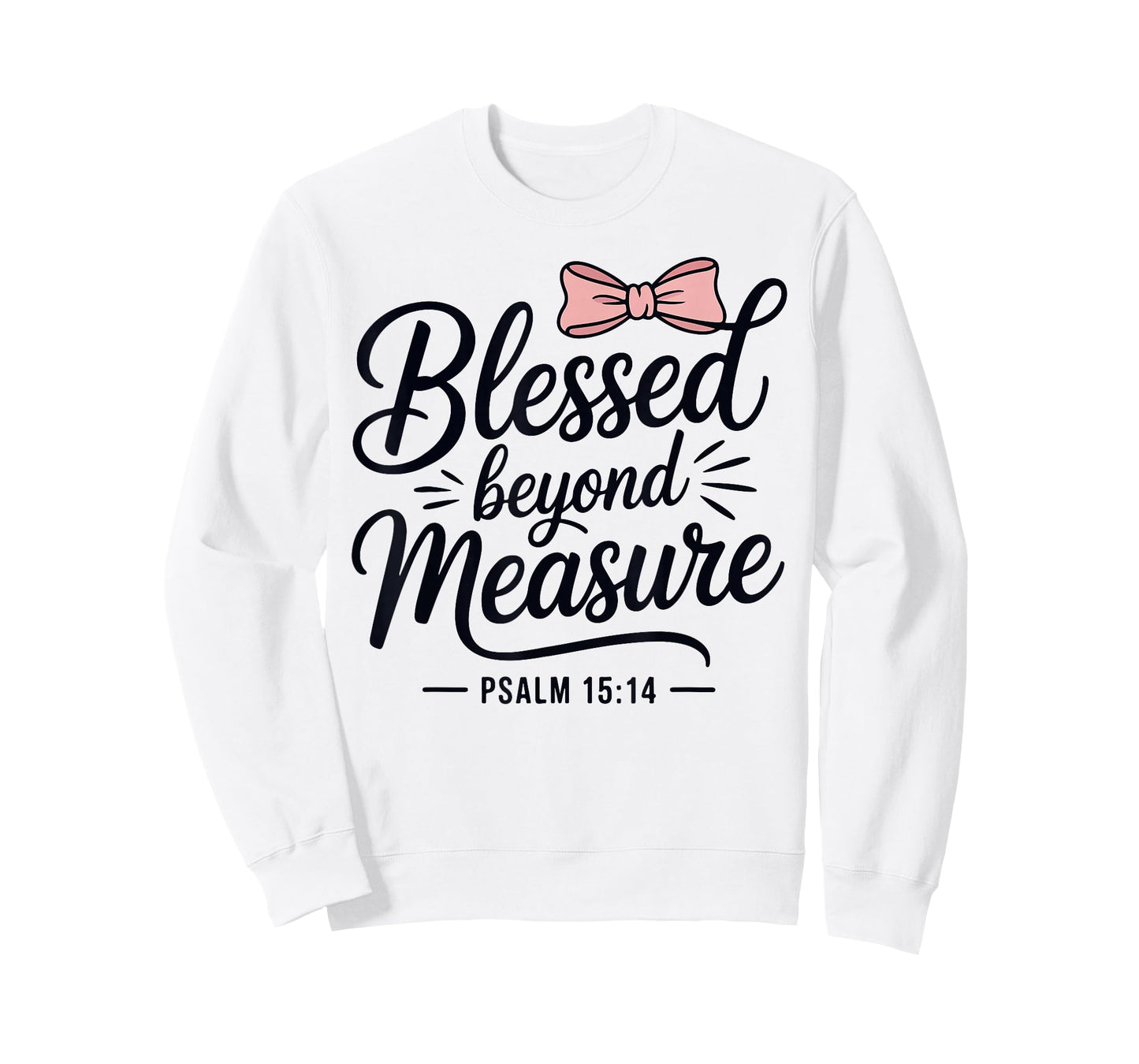 Blessed Beyond Measure Bow Christian Girl Teen Cute Jesus T-Shirt