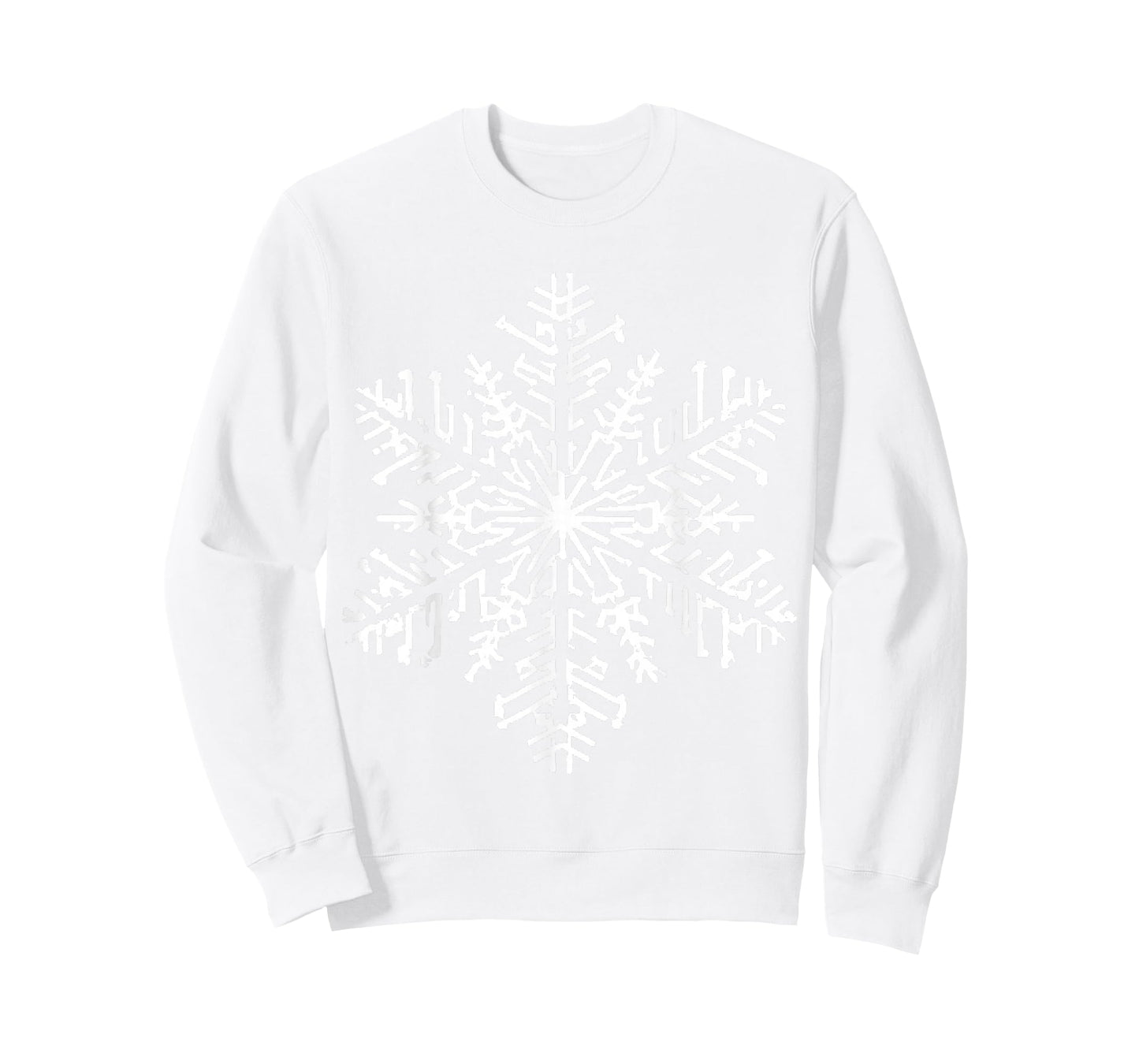 Snowflake Christmas Light Blue T-Shirt