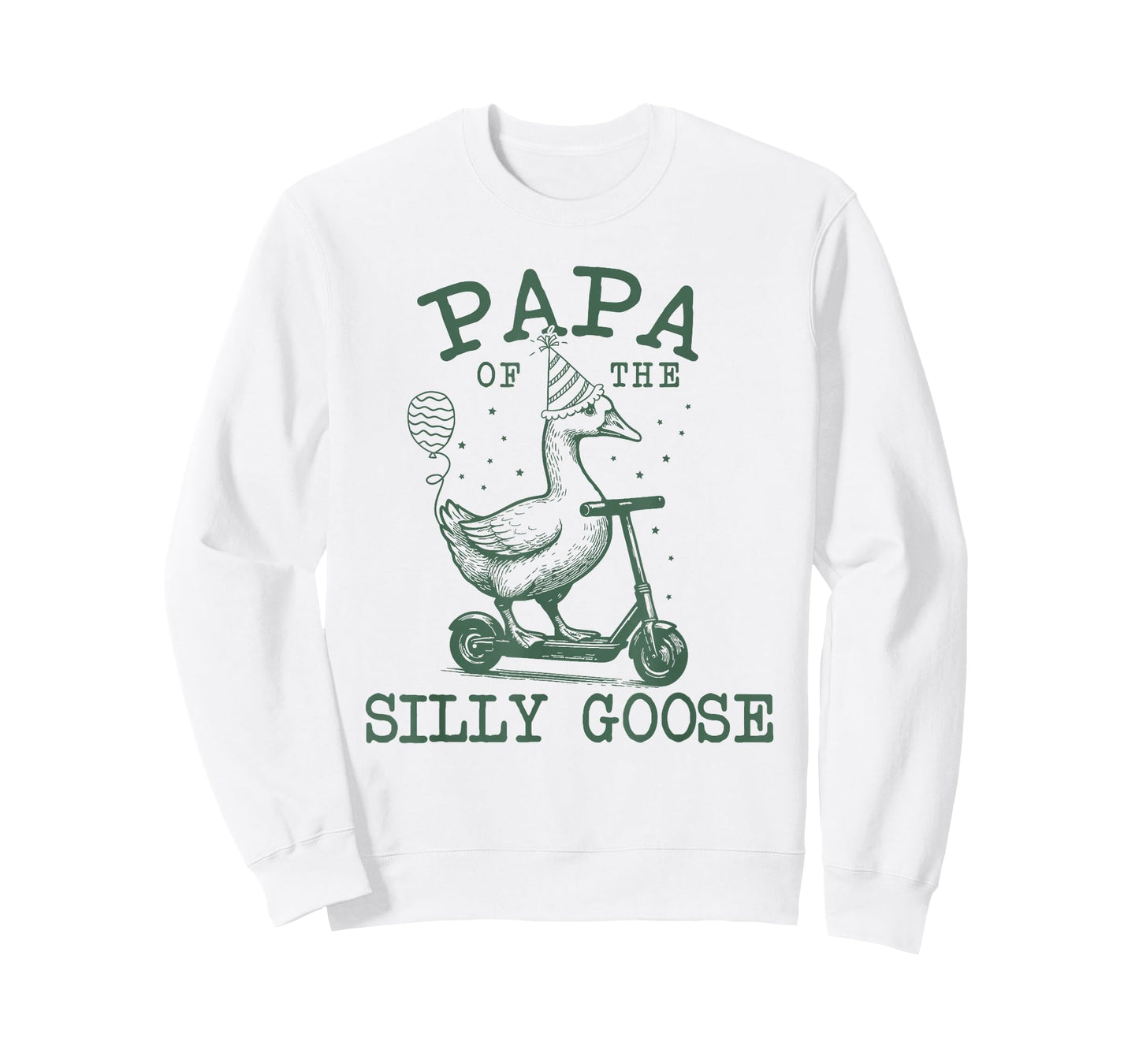 Papa of The Silly Goose First Birthday Family Matching T-Shirt