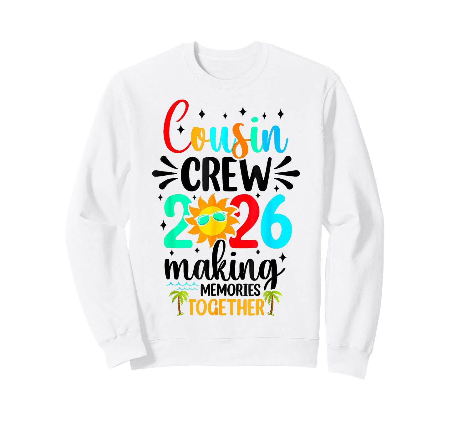 Cousin Crew 2026 Summer Vacation Beach Family Trip Matching T-Shirt