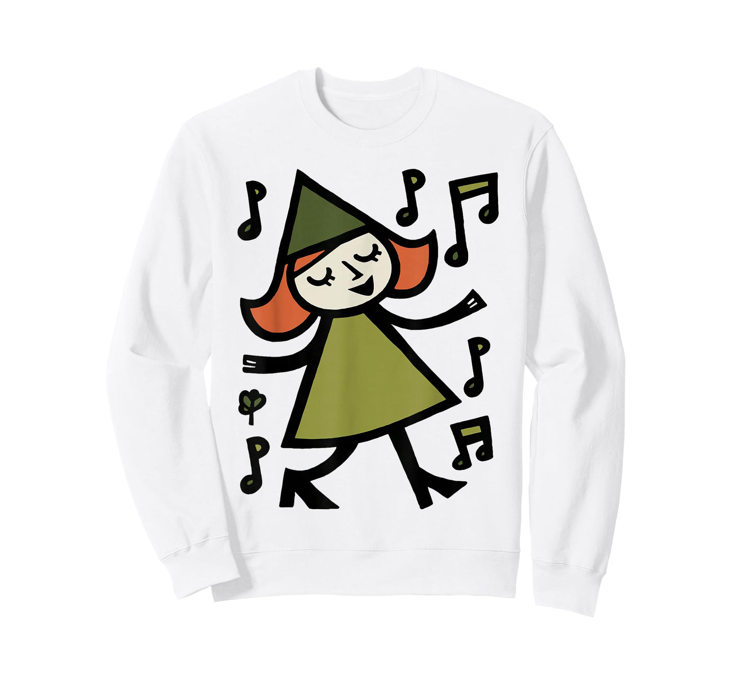 Singing Leprechaun Girl Irish St Patricks Day T-Shirt