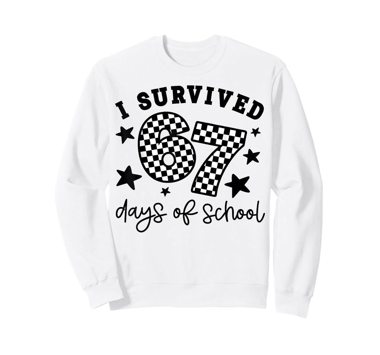 I Survived 67 Days of School Funny 67 Meme Teacher Student T-Shirt