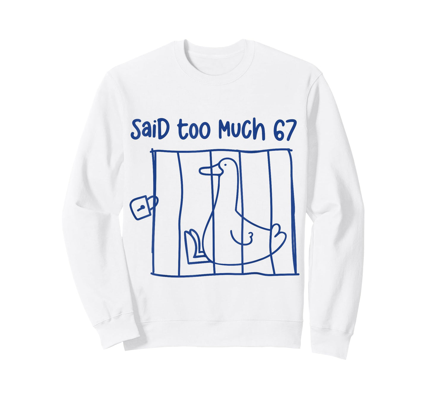 67 Meme Silly Goose 6-7 Funny Six Seven Said Too Much 6 7 T-Shirt