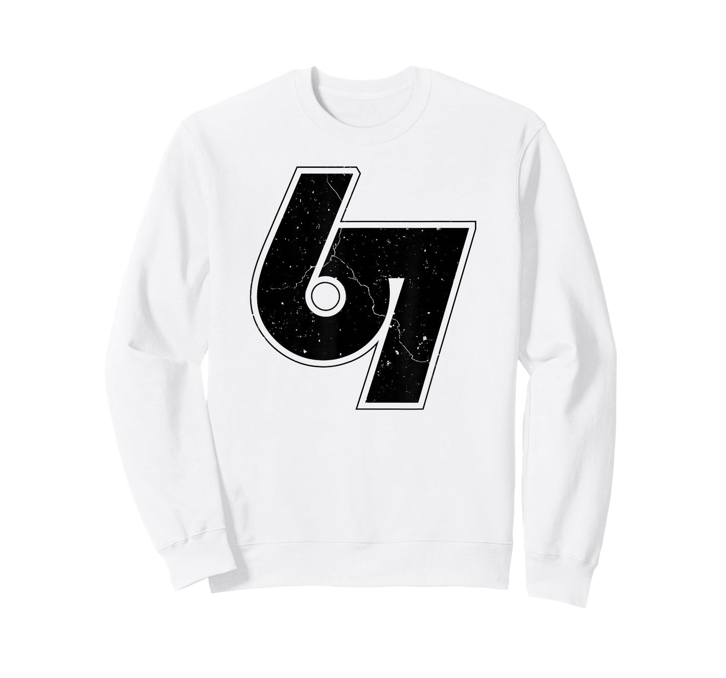 Vintage 6 7 Meme Six Seven Logo Namaste Funny Halloween T-Shirt