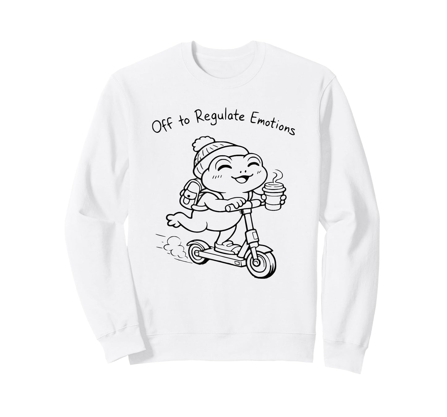 Funny Frog Mental Health Counselor Off to Regulate Emotions T-Shirt