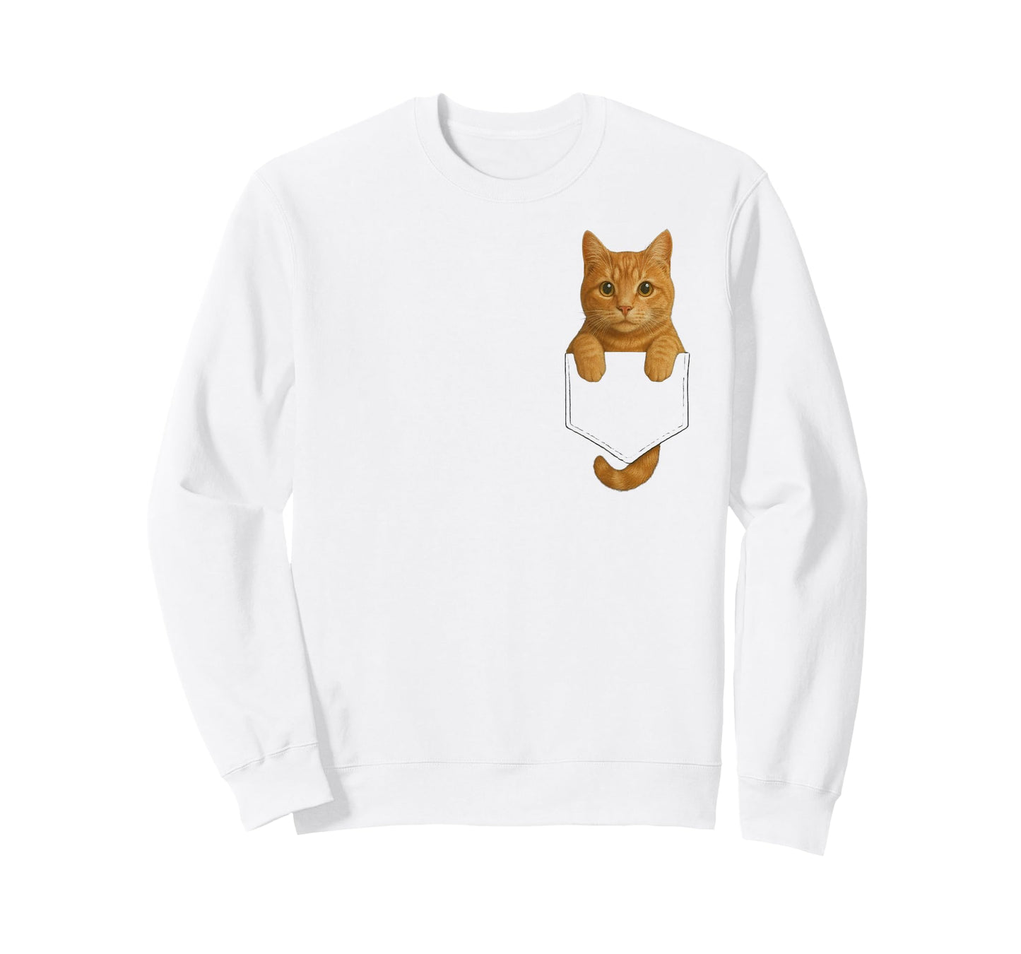 Funny Orange Tabby Cat Feline Lover for Women Men Adults T-Shirt