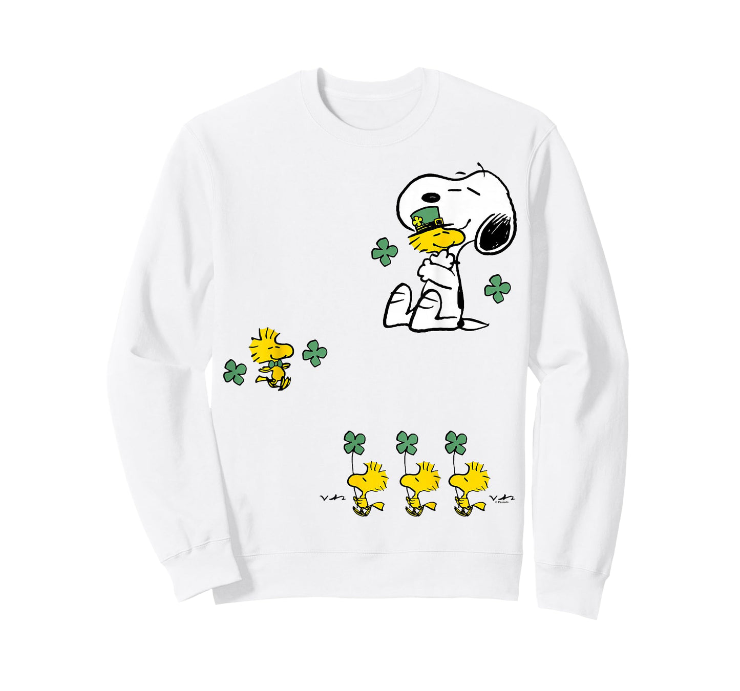 Snoopy & Woodstock - St Patrick's Day Shamrock T-Shirt