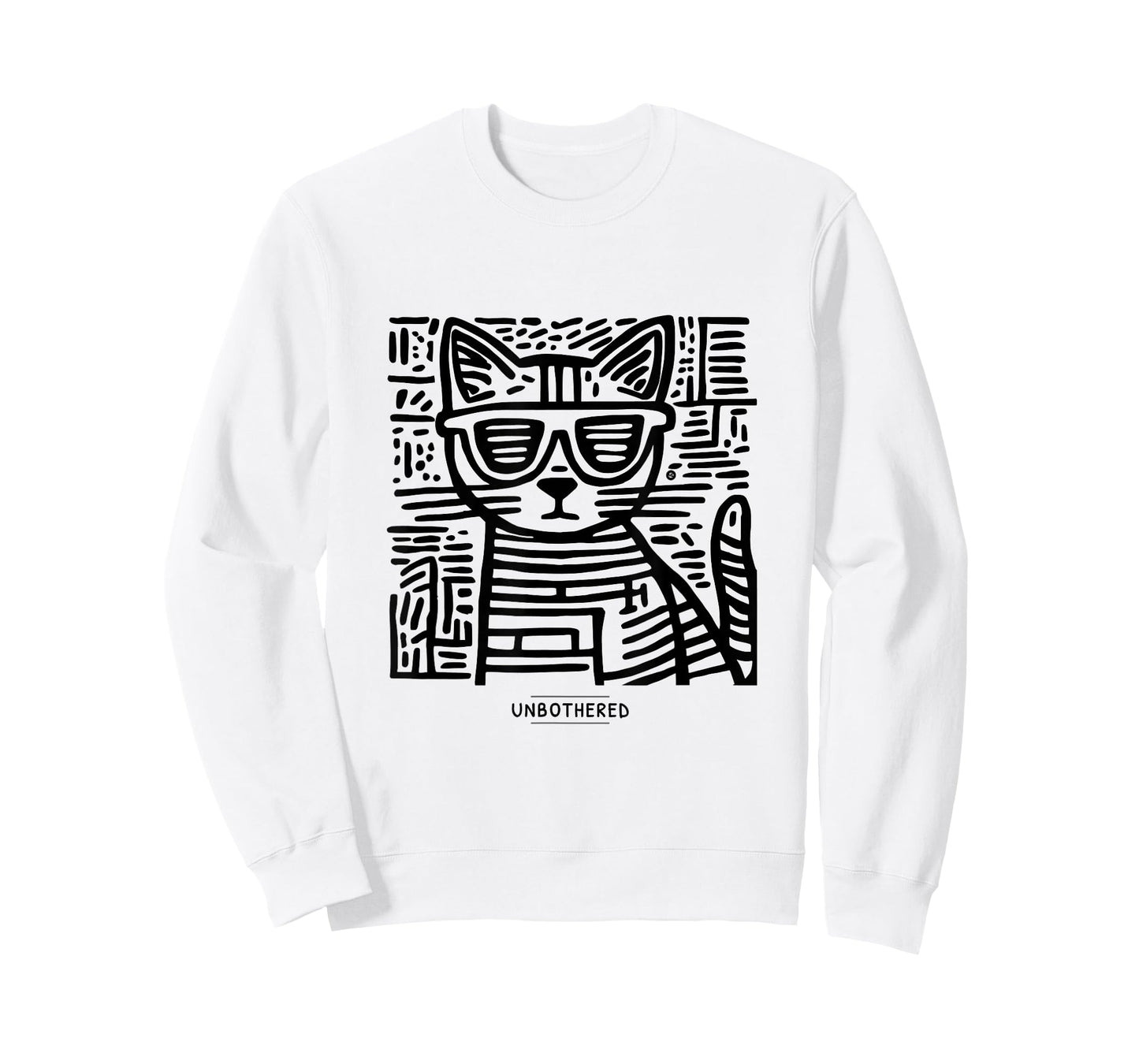 Unbothered Cat Meme Dry Humor Introvert T-Shirt