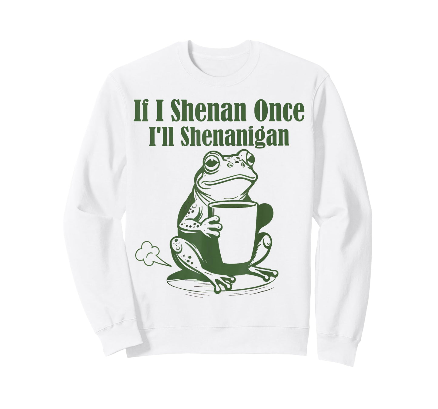 If I Shenan Once I'll Shenanigan St. Patricks Day Frog Retro T-Shirt