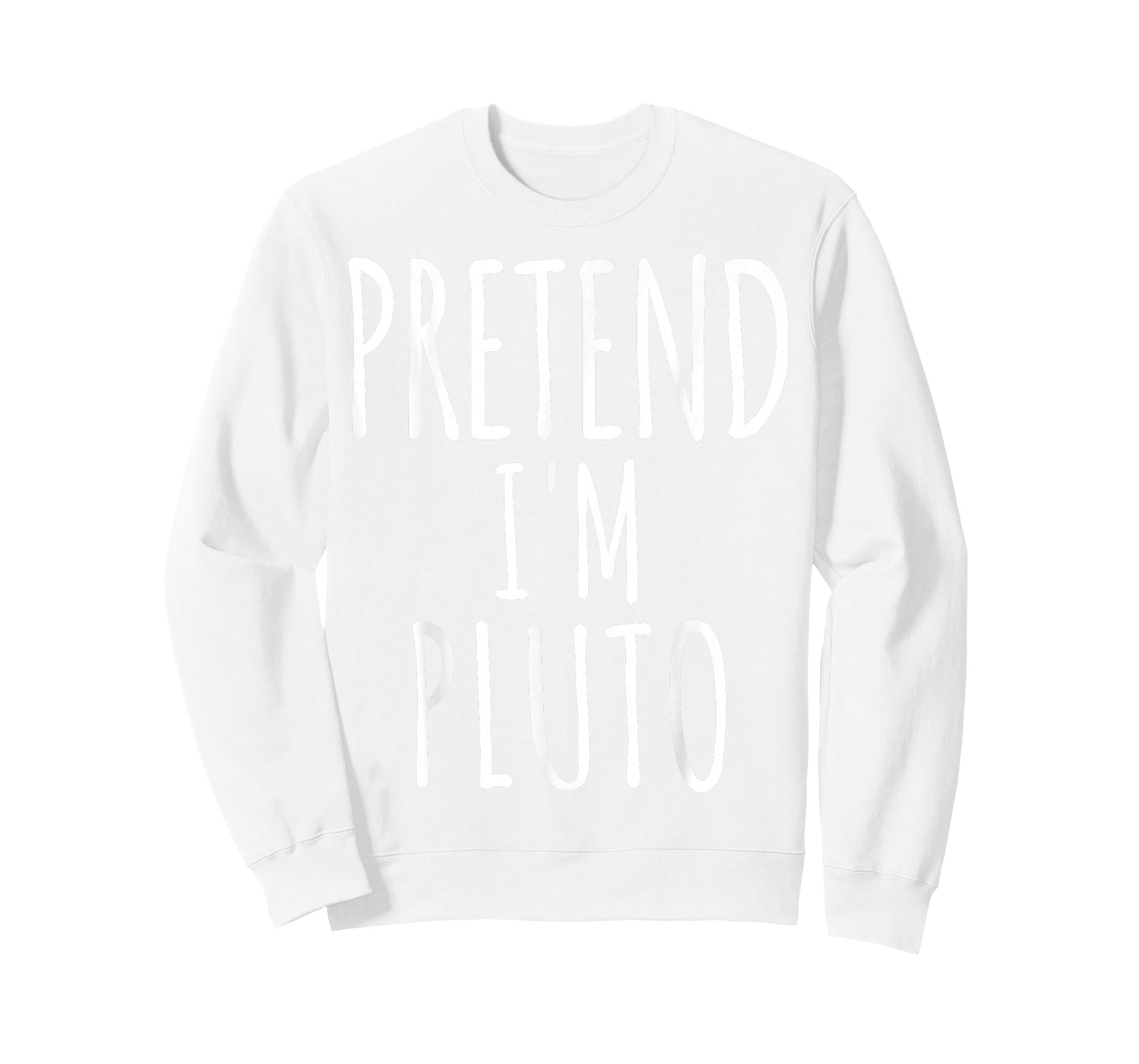 Pretend I'm Pluto Man Costume Matching Funny Halloween T-Shirt