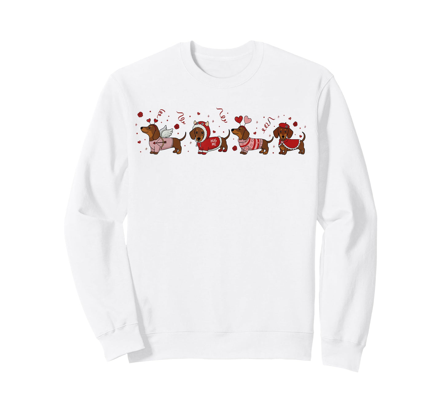 Dachshund Valentine Dachshund Valentine’s Day Sausage Dog T-Shirt