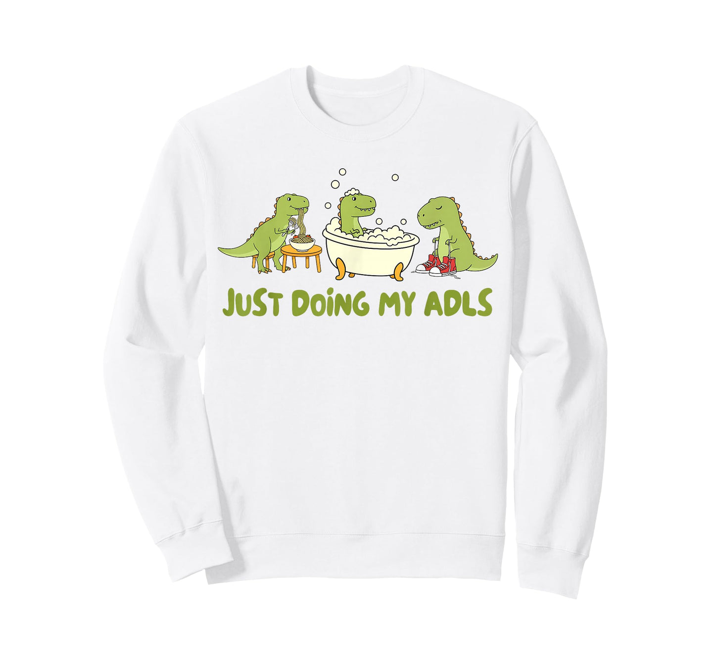 Occupational Therapist Dinosaur OT Just Doing My ADLs T-Shirt