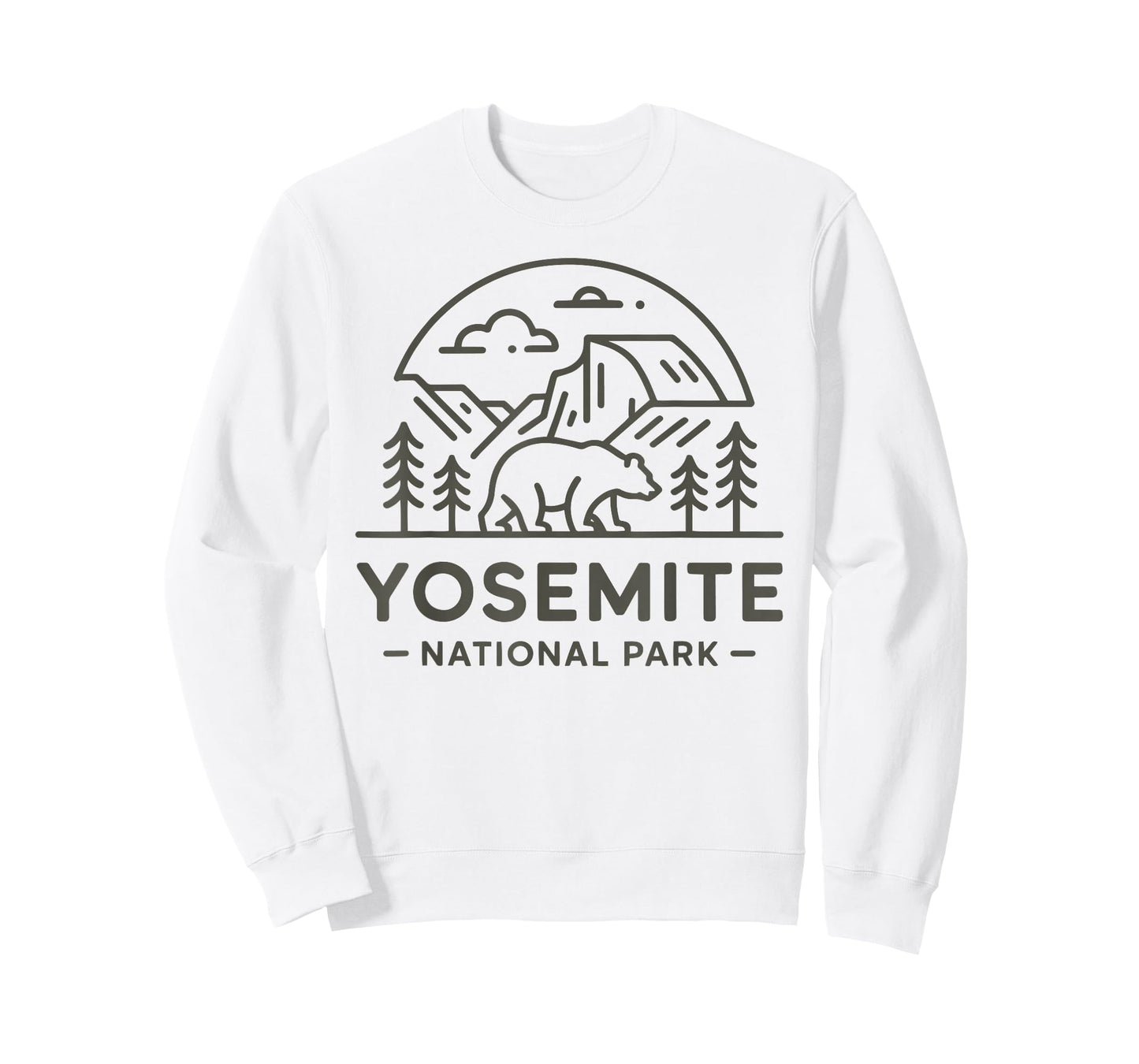 Yosemite National Park for Hikers Campers and Nature Lovers T-Shirt
