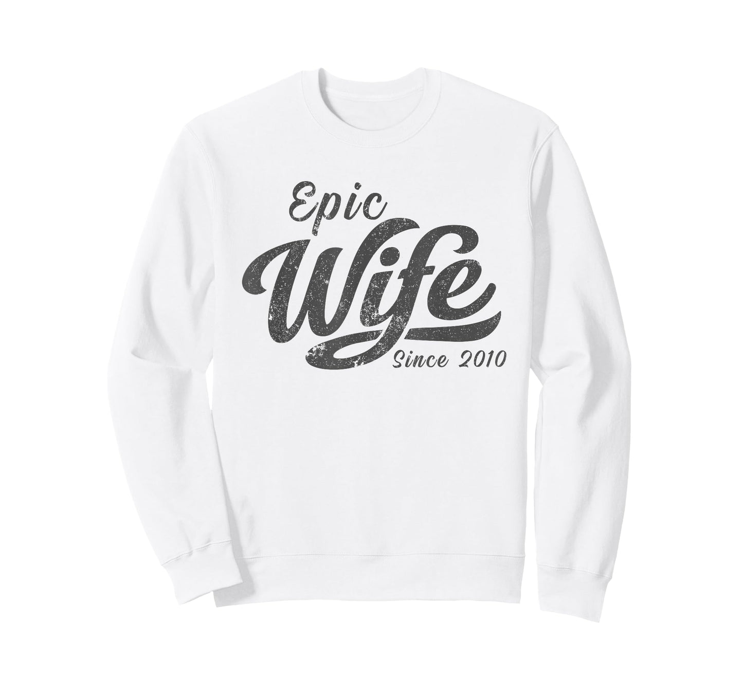 Classic Retro Epic Wife Since 2010 16th Wedding Anniversary T-Shirt