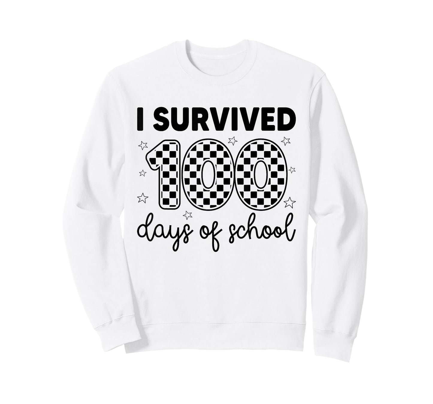 I Survived 100 Days of School Students Teachers 100th Days T-Shirt
