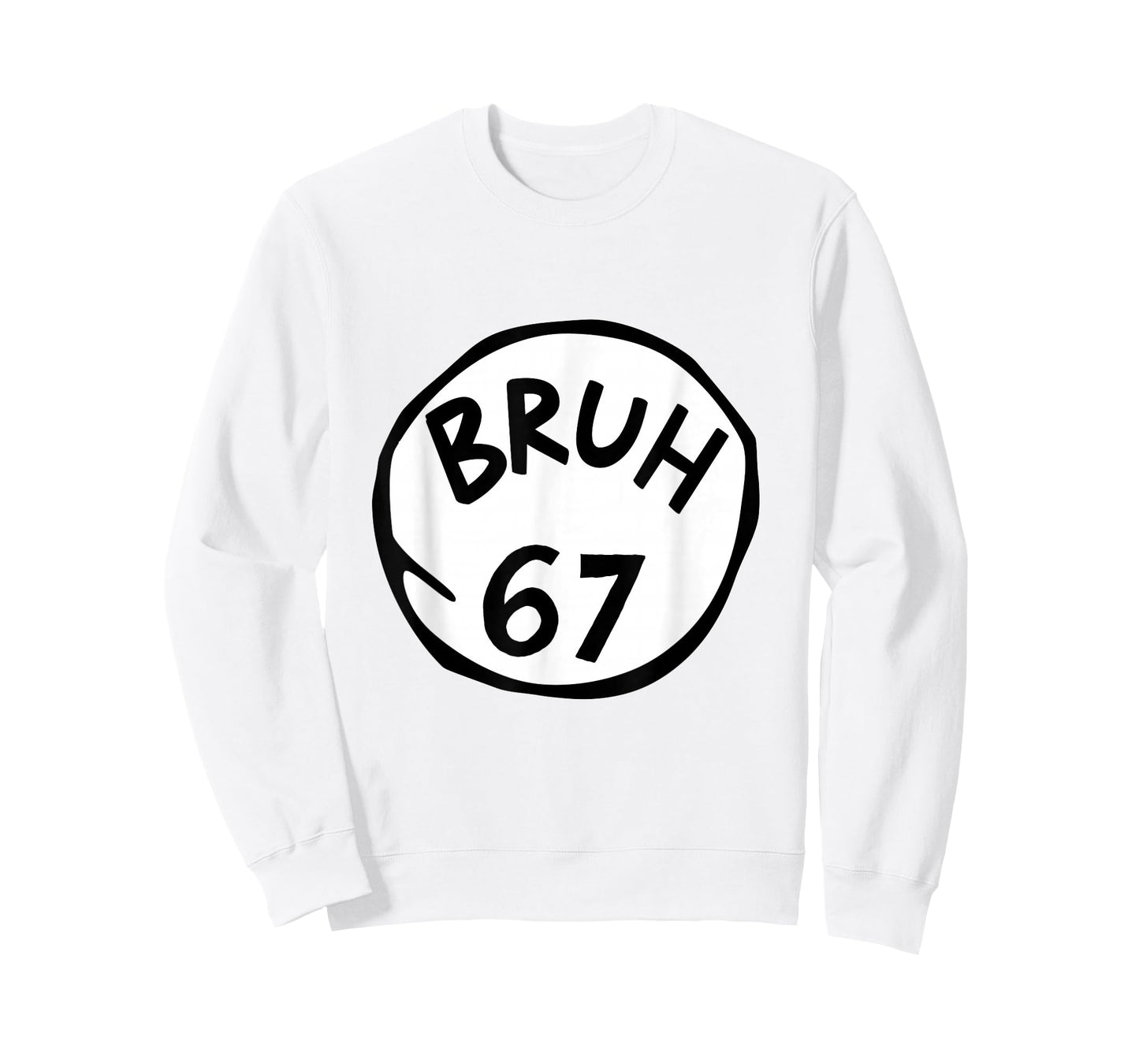 Bruh 67 Meme Funny Number 6 7 Costume Kids Bro Birthday T-Shirt