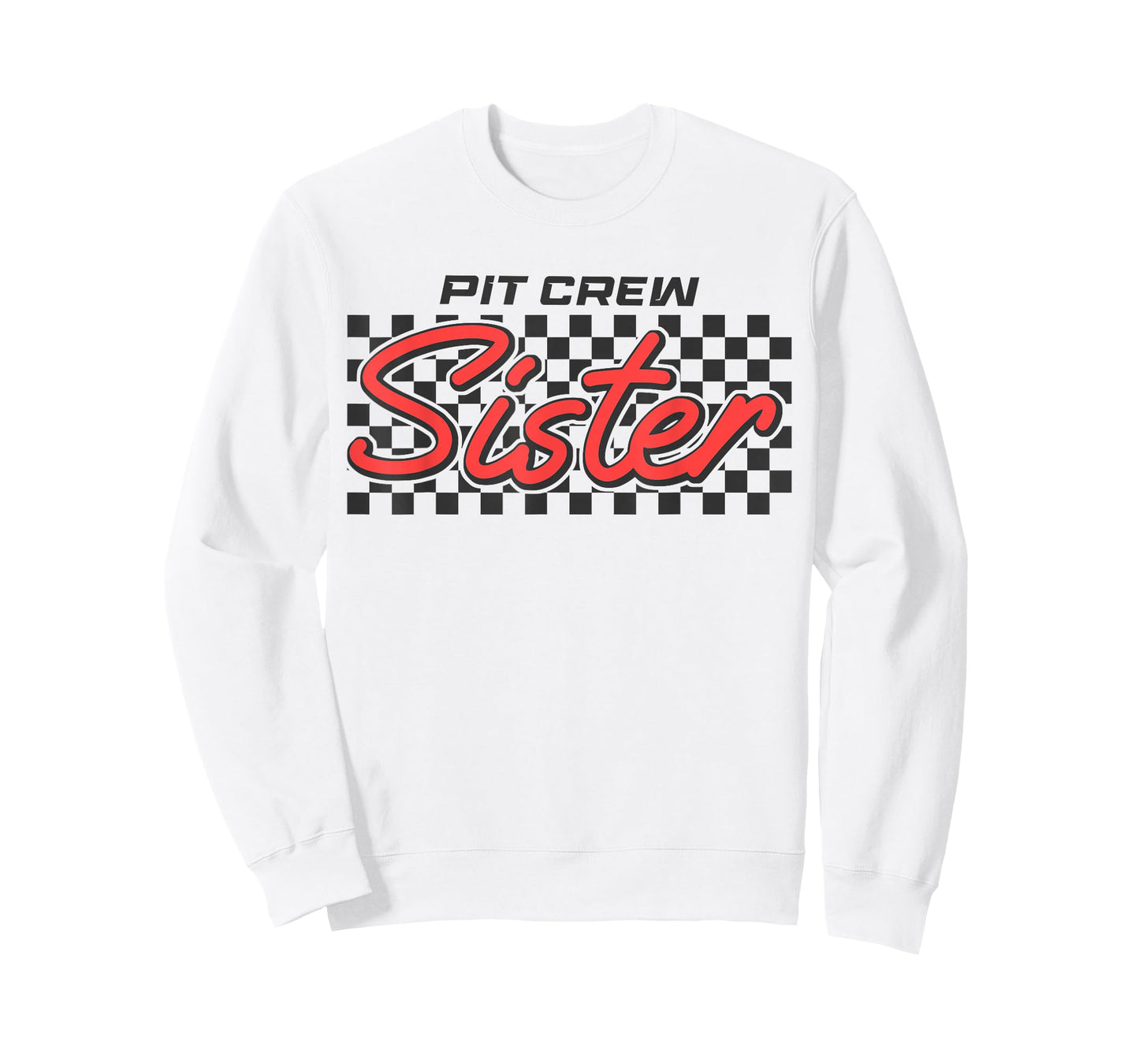 Sister Pit Crew Race Car Matching Birthday Family Pit Crew T-Shirt