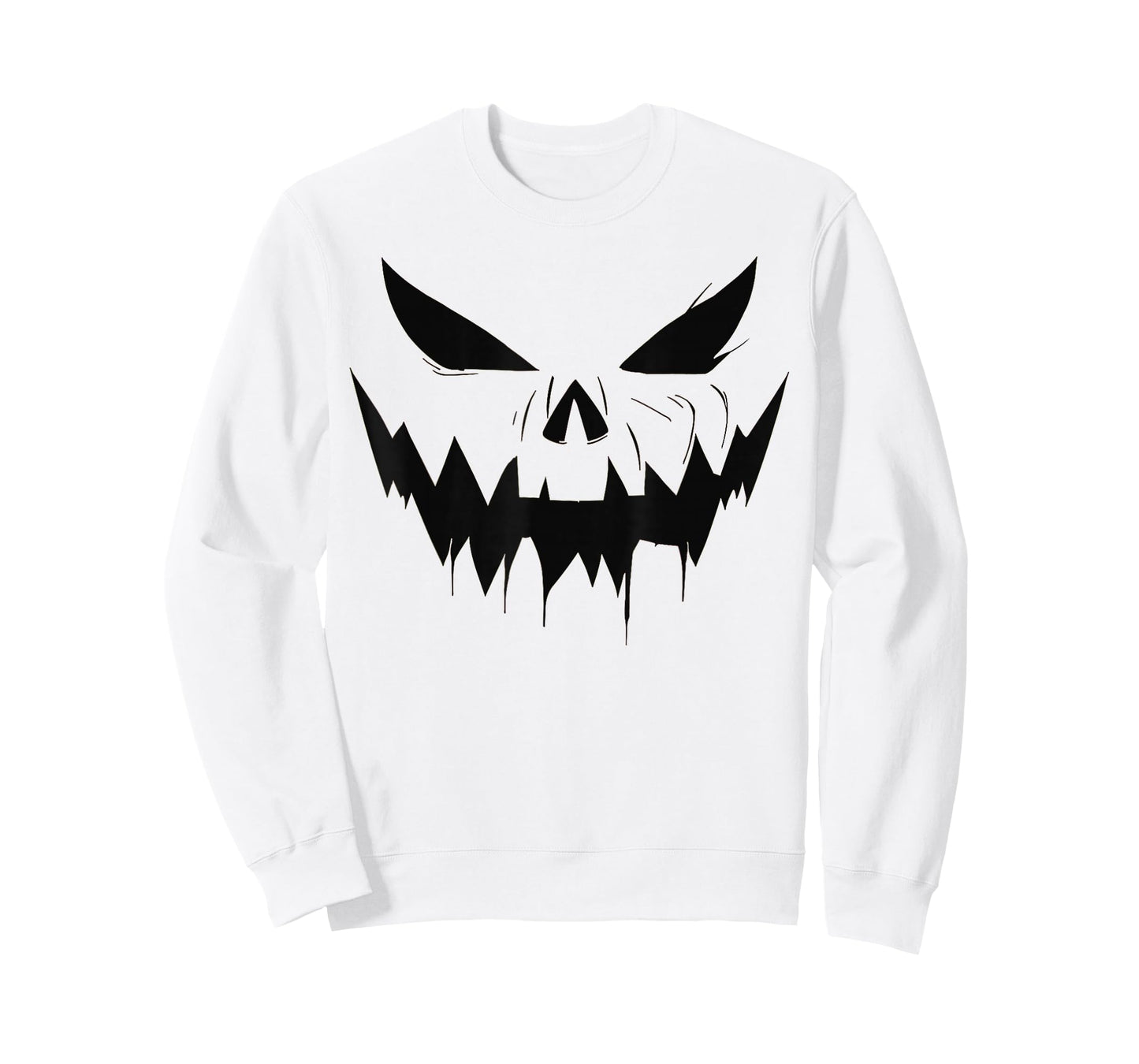Scary Jack O Lantern Face Pumpkin Halloween Costume Men Boys T-Shirt