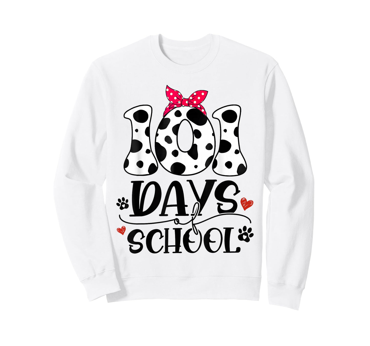 Cute Dog Happy 101 Days School 100 Days Student Teacher T-Shirt