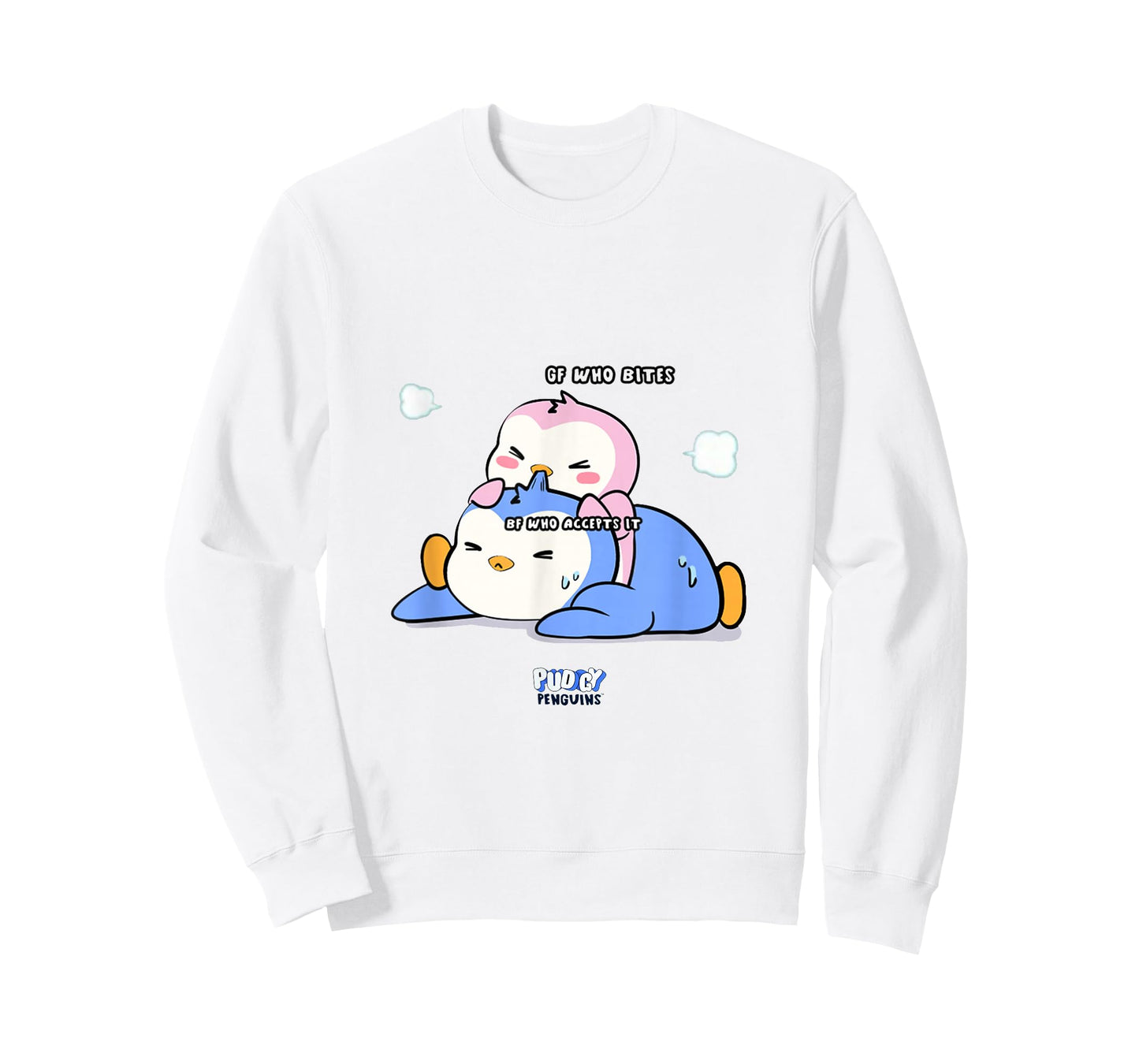 Official Pudgy Penguins Merch | GF Bite | Duo Pengu & Polly T-Shirt