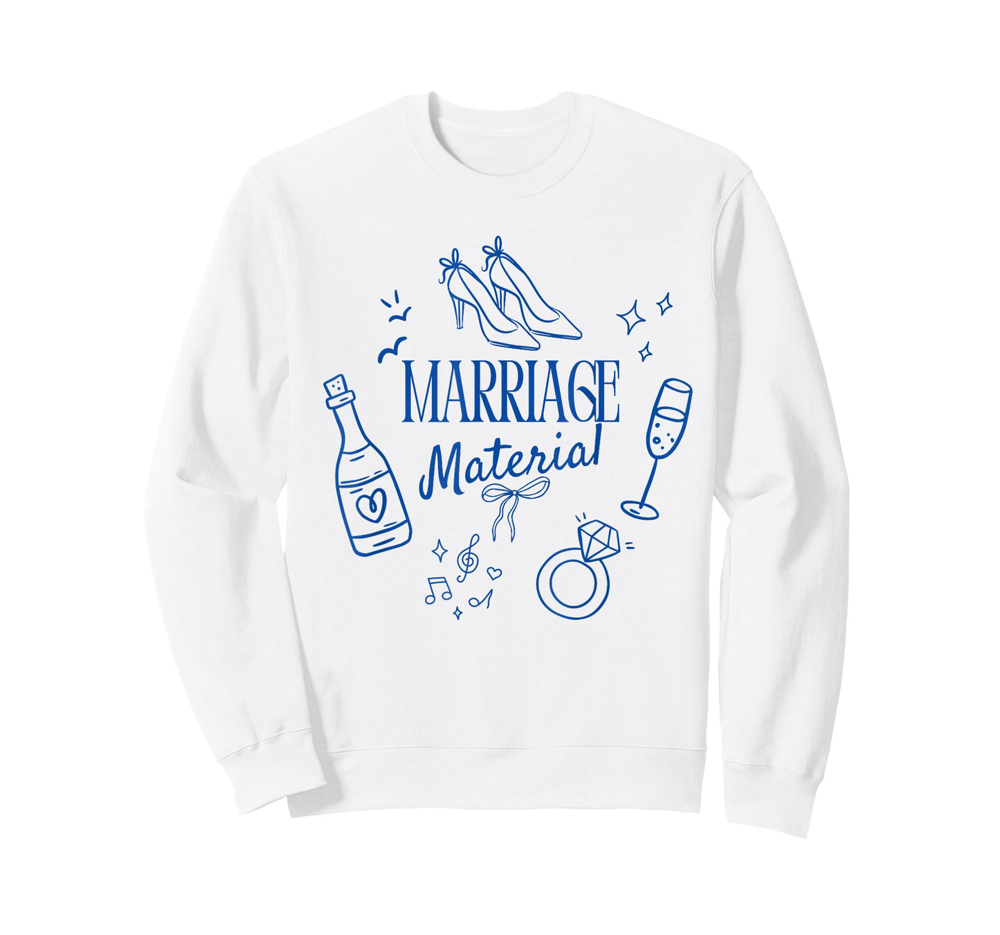 Marriage Material Engagement Bridal Shower Party Bride to be T-Shirt
