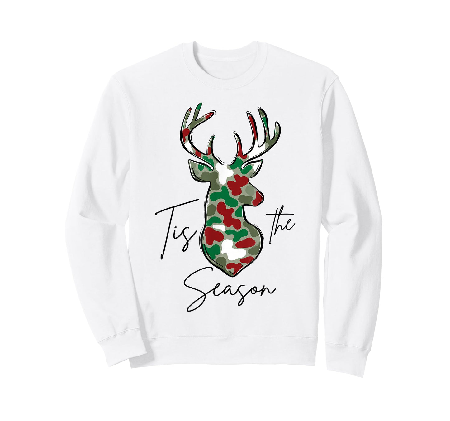 Deer Hunting Christmas Tis The Season Hunting Season Xmas T-Shirt