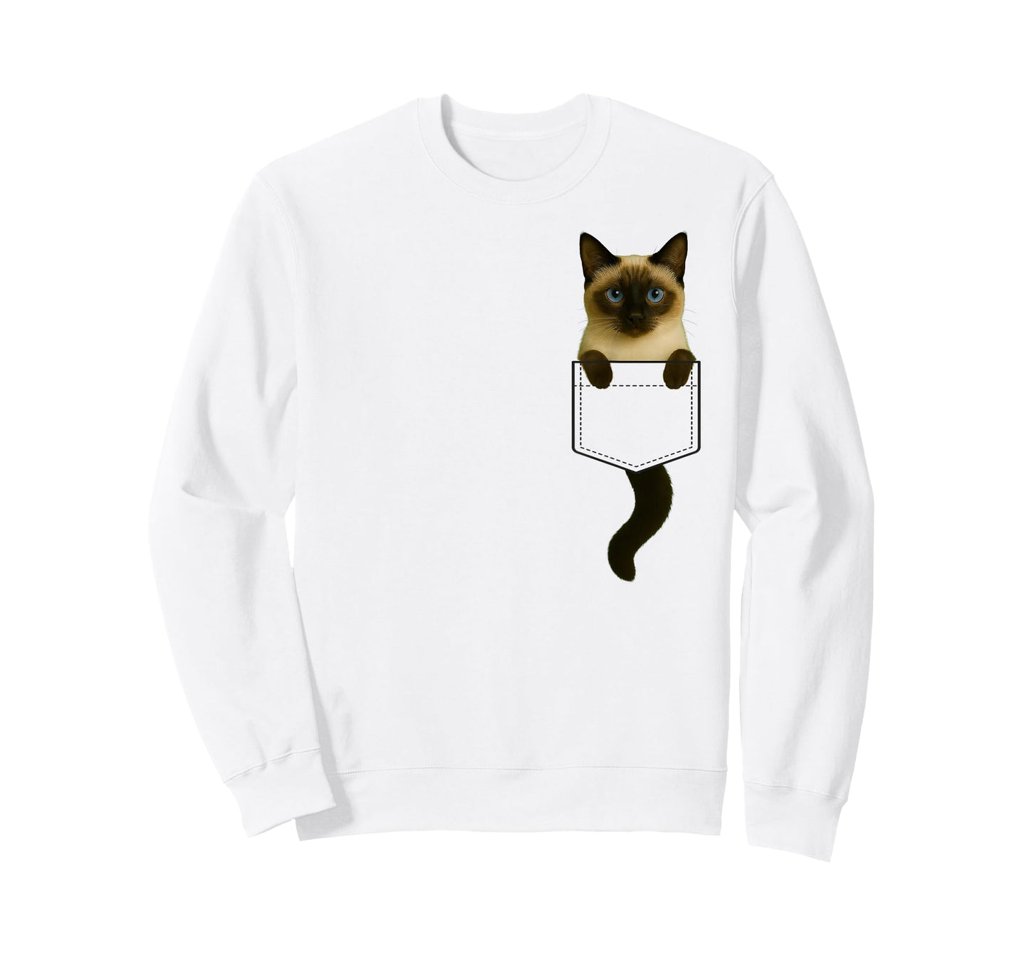 Funny Siamese Cat Feline Kitty Lover for Women Men Adults T-Shirt